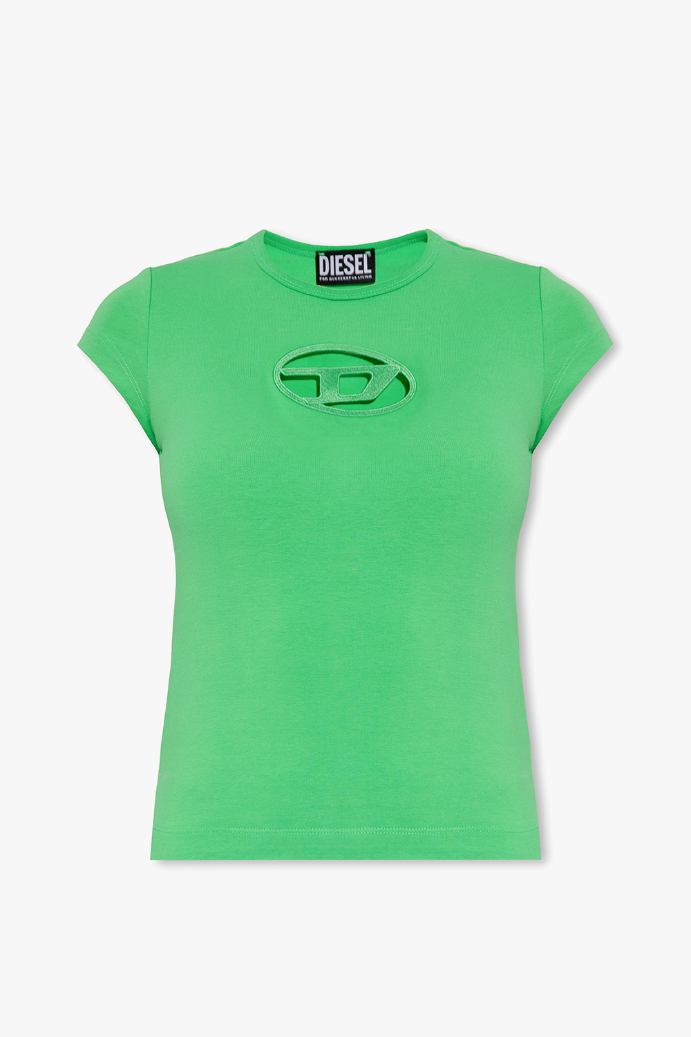 ANGIE' T - shirt with logo Diesel - alberta ferretti shirt - Green